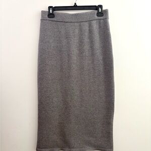 BB Dakota knit Heather Taupe Women's midi Skirt